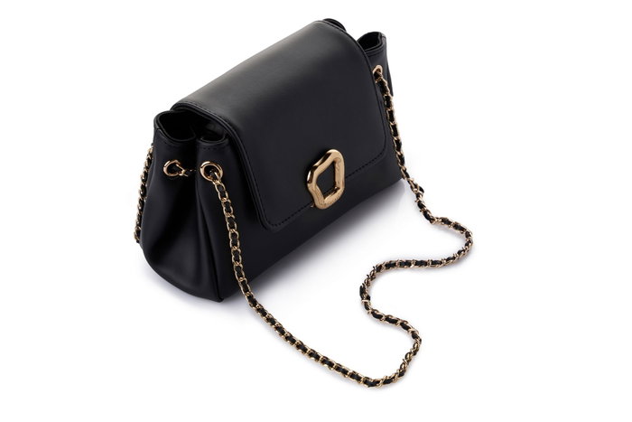 Vince Camuto Siena v2 Bolsa de Hombro Cuero de Polivinilo Negro Vince Camuto Siena v2 Bolsa de Hombro Cuero de Polivinilo Negro