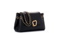 Vince Camuto Siena v2 Bolsa de Hombro Cuero de Polivinilo Negro