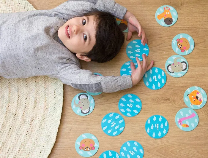 Apli Juego Didáctico Memory Casita Safari 24 Piezas Niños +3 Años