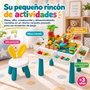 Jugatoys - jugablocks Mesa de Bloques de Construcción con silla y accesorios
