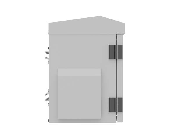 Lanberg Armario Rack 10 ello 3U Hermético IP55 Gris