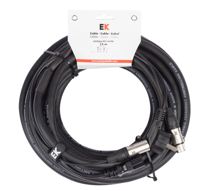 Cable Ek Mixto Audio - Alimentación 15 m Cable Ek Mixto Audio - Alimentación 15 m