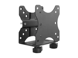 Equip Soporte para CPU 650890 - Bajo Mesa, VESA 100x100, Soporte para Monitor o Escritorio, Máx. 5Kg, Negro