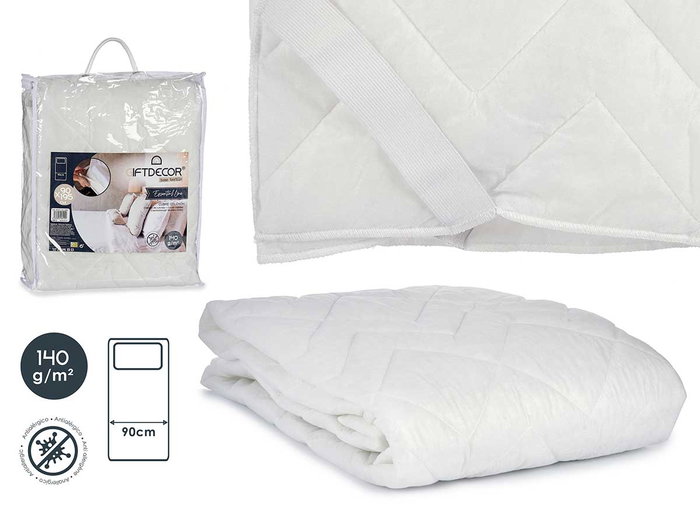 Giftdecor Cubre Colchón TNT con Goma Blanco 90cm Giftdecor Cubre Colchón TNT con Goma Blanco 90cm