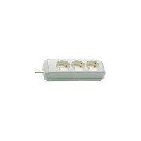 Brennenstuhl Regleta Eco-Line 3 salidas AC con cable de 3 m blanco