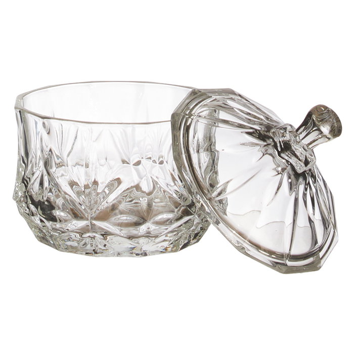 Home Deco Factory Bombonera de Vidrio, Diámetro 9,5 cm Altura 12 cm, Capacidad 200 cl, Apta para Lavavajillas Home Deco Factory Bombonera de Vidrio, Diámetro 9,5 cm Altura 12 cm, Capacidad 200 cl, Apta para Lavavajillas