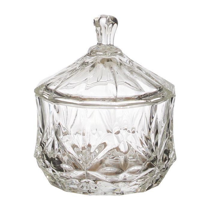 Home Deco Factory Bombonera de Vidrio, Diámetro 9,5 cm Altura 12 cm, Capacidad 200 cl, Apta para Lavavajillas Home Deco Factory Bombonera de Vidrio, Diámetro 9,5 cm Altura 12 cm, Capacidad 200 cl, Apta para Lavavajillas