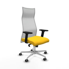 PIQUERAS Y CRESPO Sillón Albacete Amarillo y Blanco