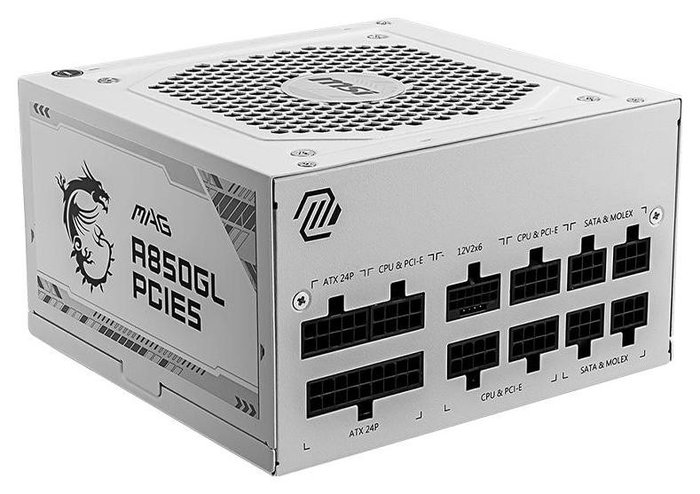 MSI MAG A850GL PCIE5 Blanco 850W