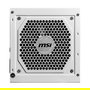MSI Fuente de Alimentación MAG A850GL PCIE5 850W 80 Plus Gold Blanco ATX Totalmente Modular - Ventilador 12cm