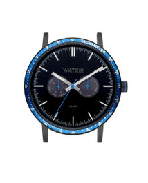 Watxandco WXCA2746 Reloj de Cuarzo Analógico Negro
