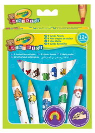 Lapices De Colores Crayola Jumbo Decorado Estuche De 8