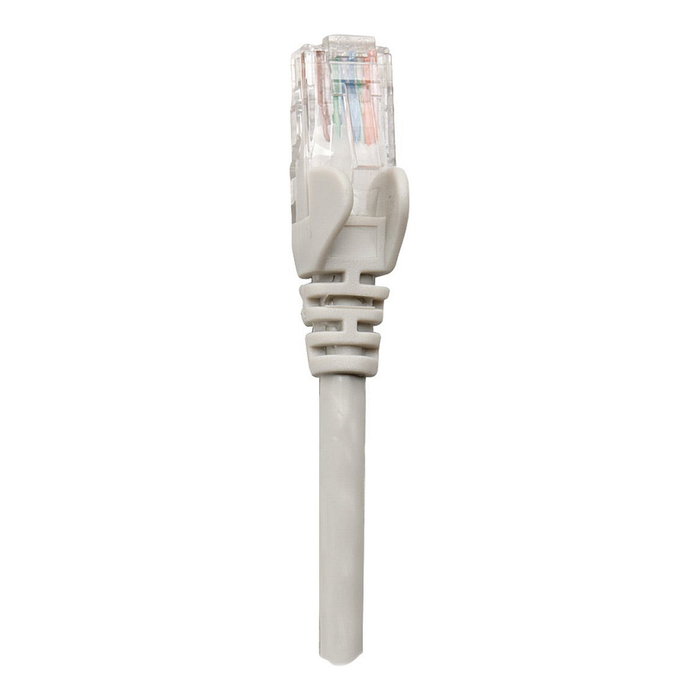 Intellinet 738934 Cable de Red Cat5e SF/UTP 0.25m Gris, Compatible con CCA, Conectores RJ-45 Macho Chapados en Oro