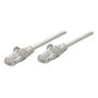 Intellinet 738934 Cable de Red Cat5e SF/UTP 0.25m Gris, Compatible con CCA, Conectores RJ-45 Macho Chapados en Oro