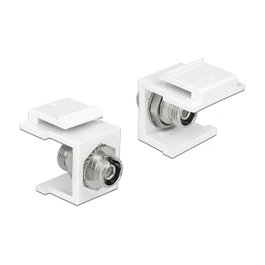 DeLOCK 86372 Keystone Modul FC Simplex Buchse Blanco