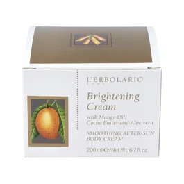 L'Erbolario Crema Iluminante After Sun 200Ml - Nutritiva, Elastizante, Reparadora y con Partículas de Mica para un Bronceado Dorado