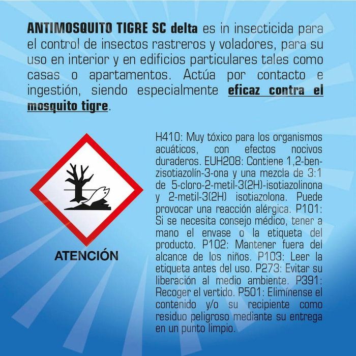 Flower Fin Mosquito Tigre Insecticida Concentrado 25 ml