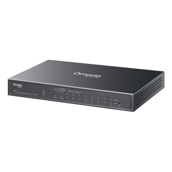 TP-Link Omada ES210GP Switch Managed 10 Puertos Gigabit PoE TP-Link Omada ES210GP Switch Managed 10 Puertos Gigabit PoE