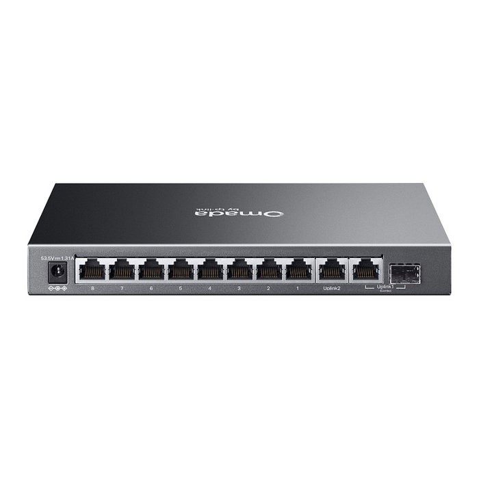 TP-Link Switch Omada 10 Puertos Gigabit Easy Managed con 8 Puertos PoE+ TP-Link Switch Omada 10 Puertos Gigabit Easy Managed con 8 Puertos PoE+