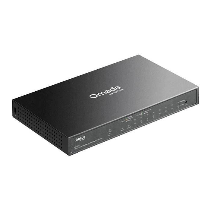 TP-Link Switch Omada 10 Puertos Gigabit Easy Managed con 8 Puertos PoE+ TP-Link Switch Omada 10 Puertos Gigabit Easy Managed con 8 Puertos PoE+