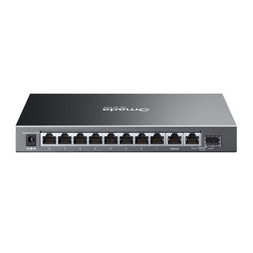 TP-LINK ES210GP Switch Gigabit Omada 10 Puertos Easy Managed con 8 Puertos PoE+ y Gestión en la Nube