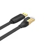 Unitek Y-SP02001B Cable USB 2.0 a RJ-45 Console Rollover Plano 1.8m Negro