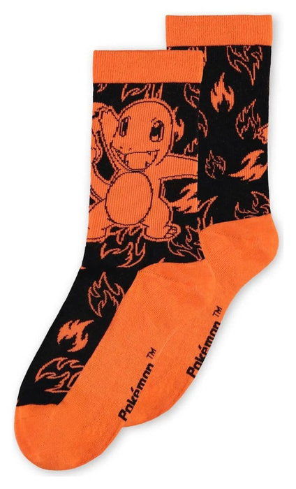 Pokémon Pack de 2 Pares de Calcetines Crew 43-46
