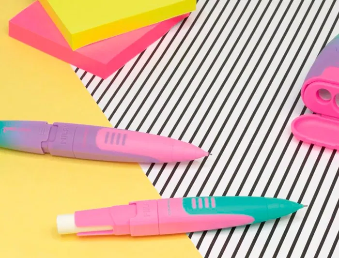 Milan Portaminas Compact Sunset 0,7 mm con Goma de Borrar Colores Surtidos