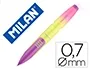 Milan Portaminas Compact Sunset 0,7 mm con Goma de Borrar Colores Surtidos