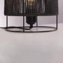 Lámpara de Mesa Ratán Bayamo SKD-T1019 Estilo Boho-Chic con Pantalla Natural