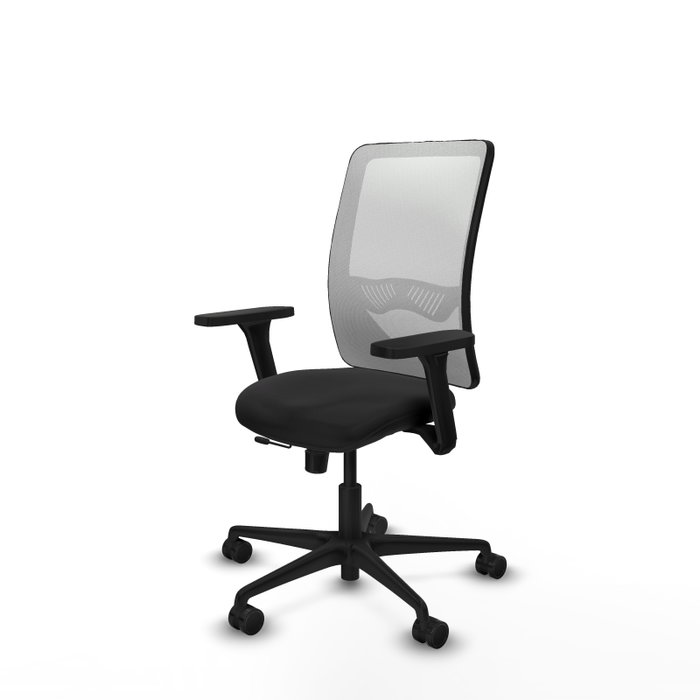 PIQUERAS Y CRESPO Silla de oficina Zulema con mecanismo Sincro/Traslack, Negro/Blanco PIQUERAS Y CRESPO Silla de oficina Zulema con mecanismo Sincro/Traslack, Negro/Blanco