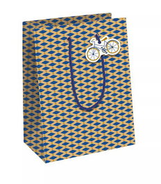 Bolsa De Papel Clairefontaine Kraft Blanco Mediana 21.5X10.2X25.3Cm Bike Pack De 6