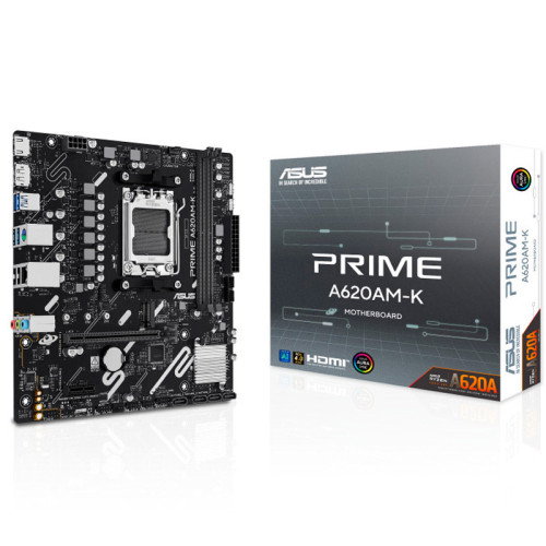 Asus Prime A620AM-K Micro ATX DDR5 AM5 Asus Prime A620AM-K Micro ATX DDR5 AM5