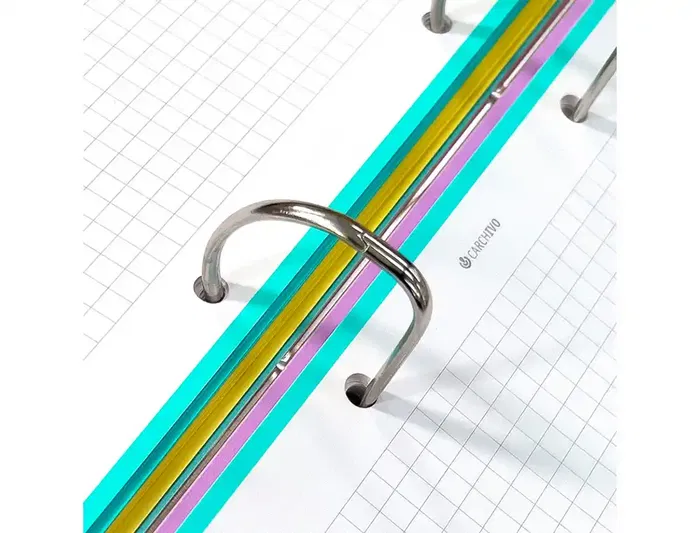 Carchivo Carpeta 360º con Recambio Polipropileno Foam Style, 4 Anillas 35mm, DIN A4 Carchivo Carpeta 360º con Recambio Polipropileno Foam Style, 4 Anillas 35mm, DIN A4