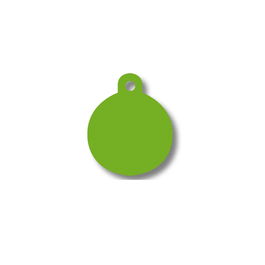 Placa identificativa para collar Imarc Circle Verde