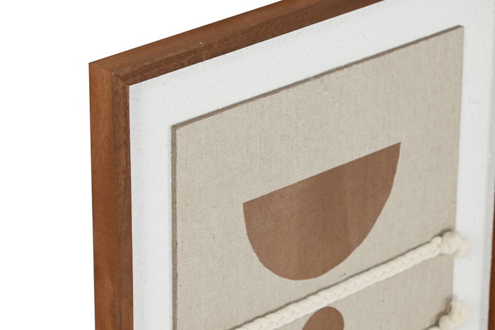 DKD Home Decor Set de 4 Cuadros Modernos 3D en Yute y MDF, 36x50,3 cm DKD Home Decor Set de 4 Cuadros Modernos 3D en Yute y MDF, 36x50,3 cm