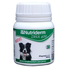 Konig Nutriderm DHA 400mg 30 cápsulas Suplemento Inmunitario y Antialérgico