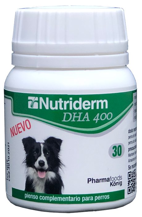 Konig Nutriderm DHA 400mg 30 cápsulas Suplemento Inmunitario y Antialérgico