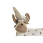 DKD Home Decor Figura Poliéster Surtido de 2 Unidades Rosa y Blanco