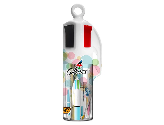 BIC Set Megatubo Pastel con Bolígrafos y Marcadores