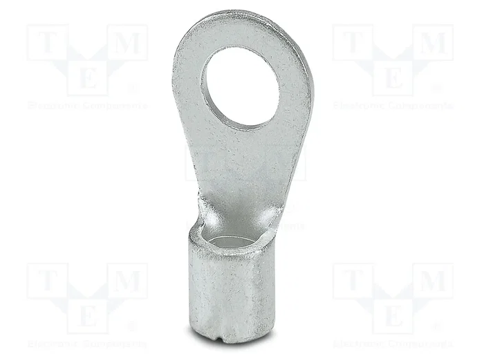 PHOENIX CONTACT C-RC6/M5DIN Terminal de ojillo M5 6mm2 de plata PHOENIX CONTACT C-RC6/M5DIN Terminal de ojillo M5 6mm2 de plata