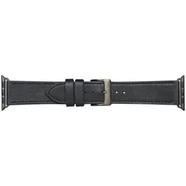 Dbramante1928 Copenhagen Correa de cuero para Apple Watch - Grupo de rock - Negro/Gris - 30 Piezas