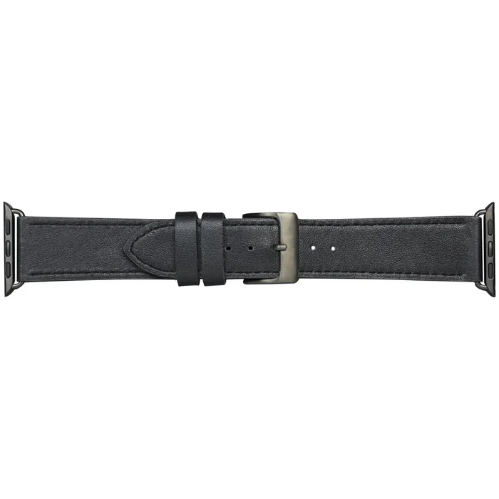 Dbramante1928 Copenhagen Correa de cuero para Apple Watch - Grupo de rock - Negro/Gris - 30 Piezas