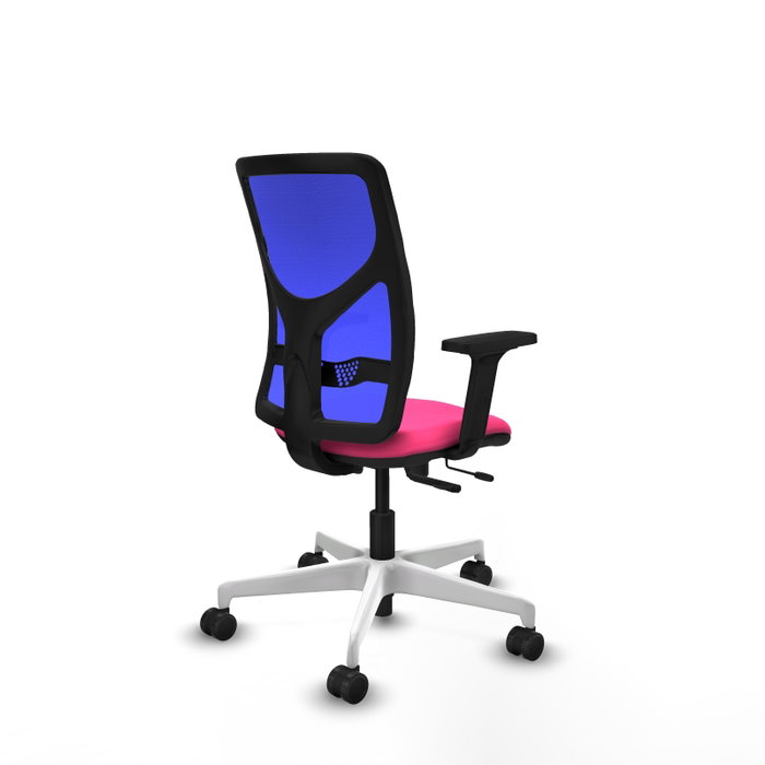 PIQUERAS Y CRESPO Silla de oficina Motilla con mecanismo Sincro/Traslack Rosa y Azul PIQUERAS Y CRESPO Silla de oficina Motilla con mecanismo Sincro/Traslack Rosa y Azul