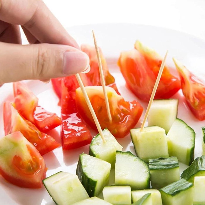 Algon Set de 500 Palillos Higiénicos Redondos - Dimensiones: 5.4 cm (Ancho) x 6.6 cm (Alto) x 5.3 cm (Largo) (24 Unidades)