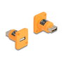 DeLOCK Módulo USB 2.0 Tipo-A hembra a hembra naranja tipo D