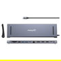 MANHATTAN Docking Station 12-en-1 4K HDMI 2xDP 3xUSB-A para Portátil