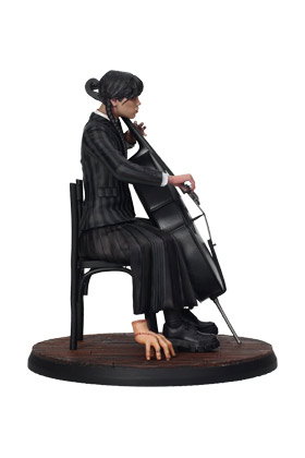 Sd Toys Figura Wednesday Addams con Violonchelo y Thing