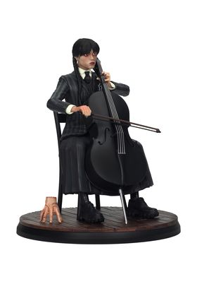 Sd Toys Figura Wednesday Addams con Violonchelo y Thing