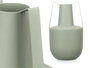 Giftdecor Jarron Acero Doble Asa Verde Pastel 14 cm x 24 cm x 14 cm (Set de 6)